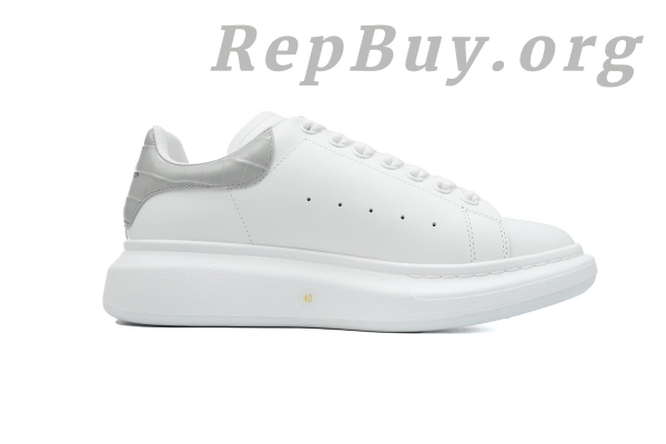 Alexander McQueen Sneake White Gray - 图片 2