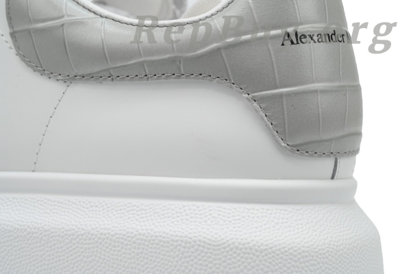 Alexander McQueen Sneake White Gray - 图片 5