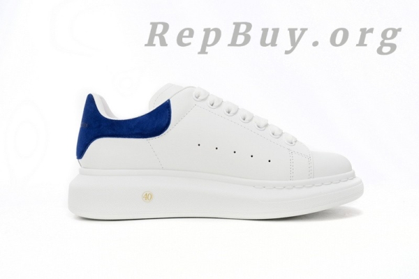 Alexander McQueen Sneaker Deep Dlue Velvet - 图片 3