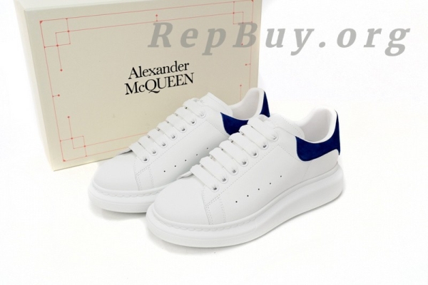 Alexander McQueen Sneaker Deep Dlue Velvet - 图片 14