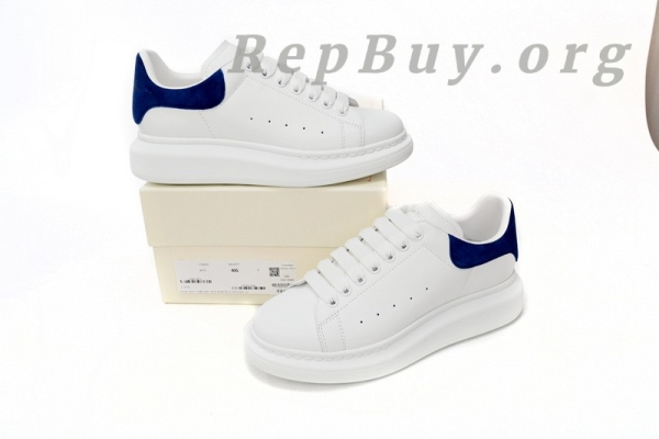 Alexander McQueen Sneaker Deep Dlue Velvet - 图片 13