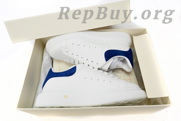 Alexander McQueen Sneaker Deep Dlue Velvet - 图片 15