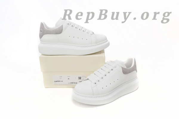 Alexander McQueen Sneaker Gray Velvet - 图片 13