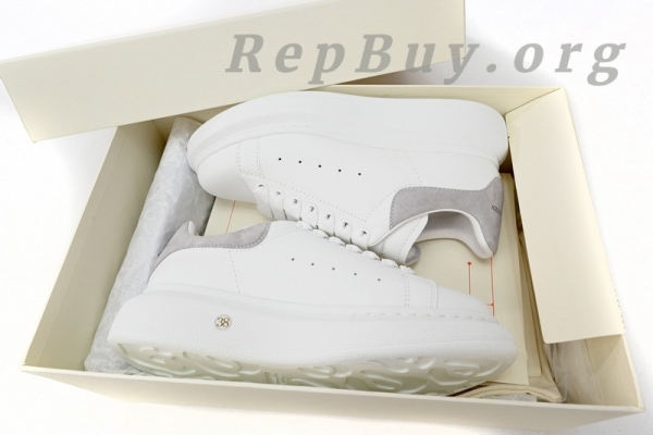 Alexander McQueen Sneaker Gray Velvet - 图片 15