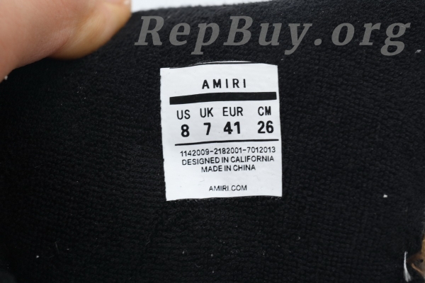 AMIRI MA-1 Black Grey AMFOSR1001-083 - 图片 8