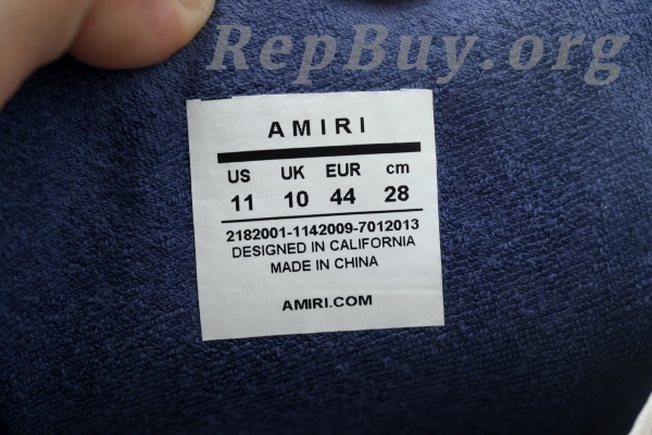 Amiri MA 1 Sneakers Denim Printed Sneakers 53960 - 图片 6