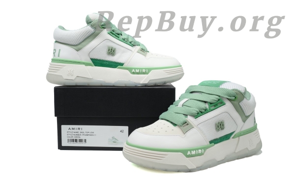 Amiri MA 1 Sneakers White Mint AMFOSR1001-142 - 图片 10