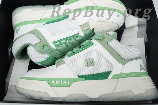 Amiri MA 1 Sneakers White Mint AMFOSR1001-142 - 图片 12