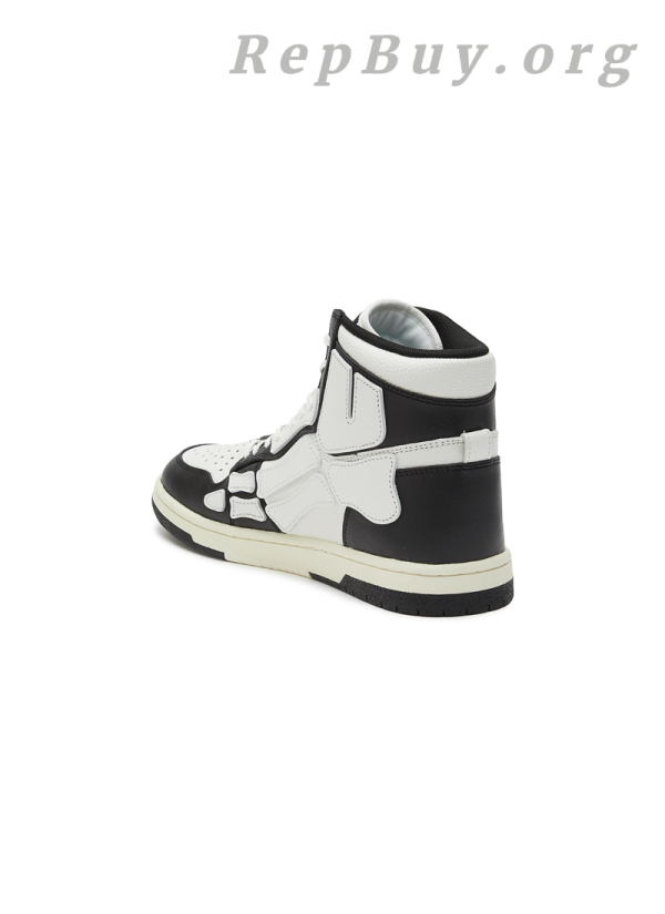 AMIRI Skel Top Hi Black White Black W0F22499NL - 图片 3