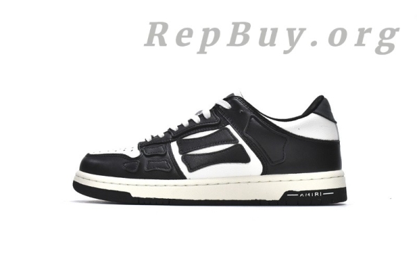 AMIRI Skel Top Low Black White MFS003-004 - 图片 2