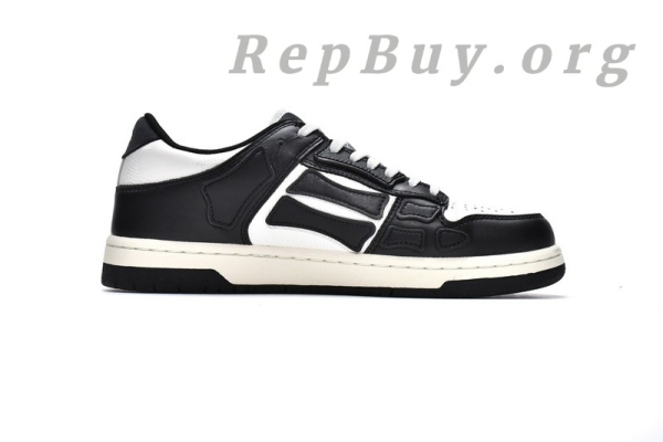 AMIRI Skel Top Low Black White MFS003-004 - 图片 3