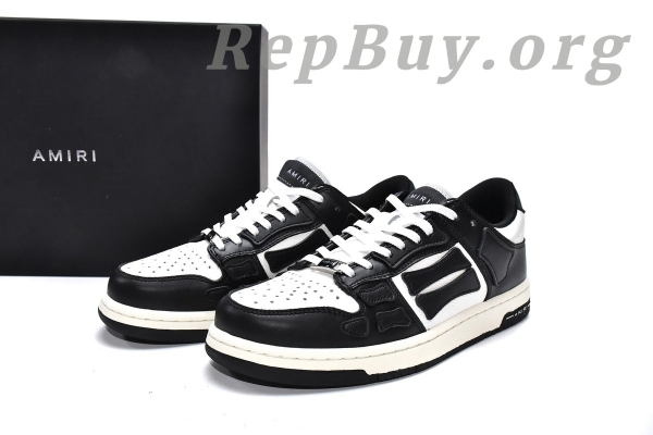 AMIRI Skel Top Low Black White MFS003-004 - 图片 19