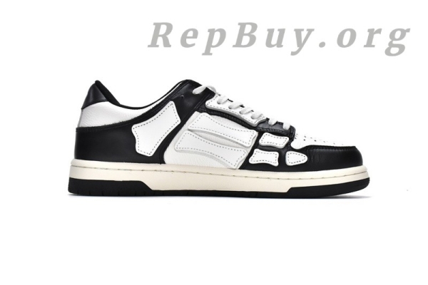 AMIRI Skel Top Low White Black MFS003-004 - 图片 3