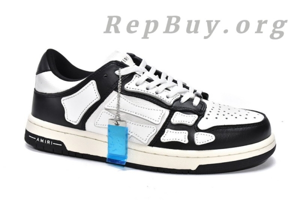 AMIRI Skel Top Low White Black MFS003-004 - 图片 9