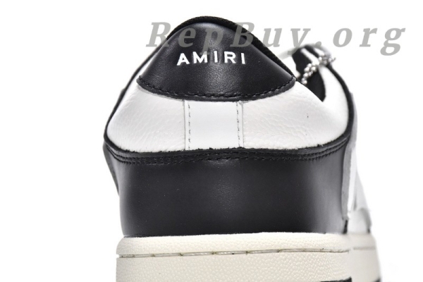 AMIRI Skel Top Low White Black MFS003-004 - 图片 12