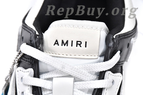 AMIRI Skel Top Low White Black MFS003-004 - 图片 7