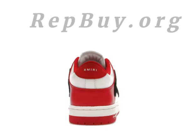 AMIRI Skel Top Low White Red White AW22MFS003-610 - 图片 3