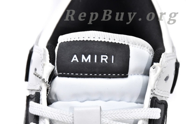 AMIRI Skel Top Low Whtie Black MFS003-111 - 图片 8