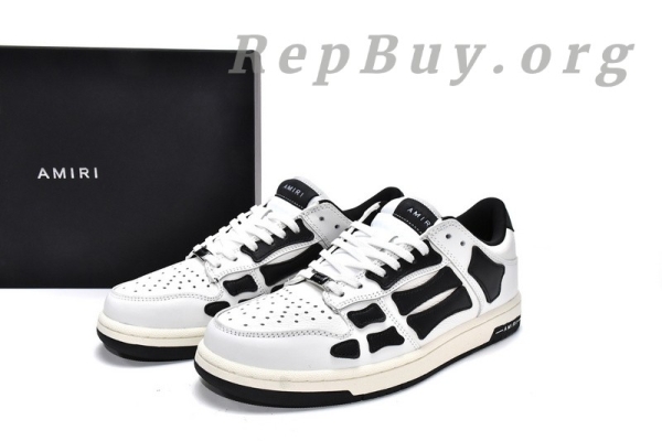 AMIRI Skel Top Low Whtie Black MFS003-111 - 图片 19