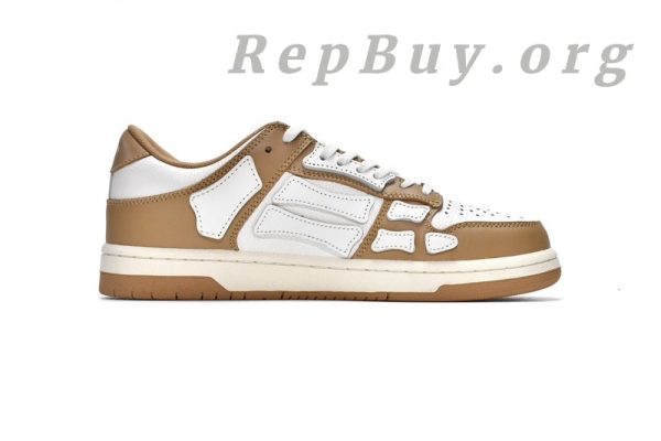 AMIRI Skel Top Low Whtie Brown MFS003-281 - 图片 3