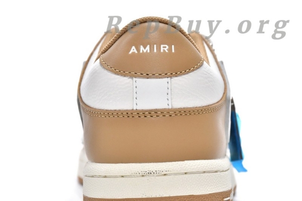 AMIRI Skel Top Low Whtie Brown MFS003-281 - 图片 13