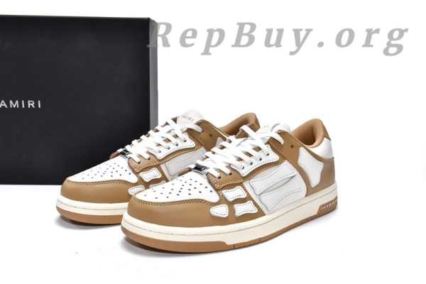 AMIRI Skel Top Low Whtie Brown MFS003-281 - 图片 19