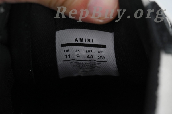 Amiri Sunset Skate Low Black Grey - 图片 6