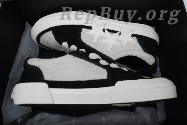 Amiri Sunset Skate Low Black Grey - 图片 12