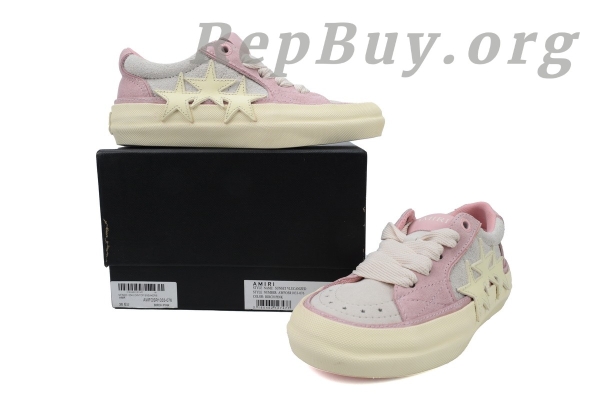 Amiri Sunset Skate Low Black Pink - 图片 10