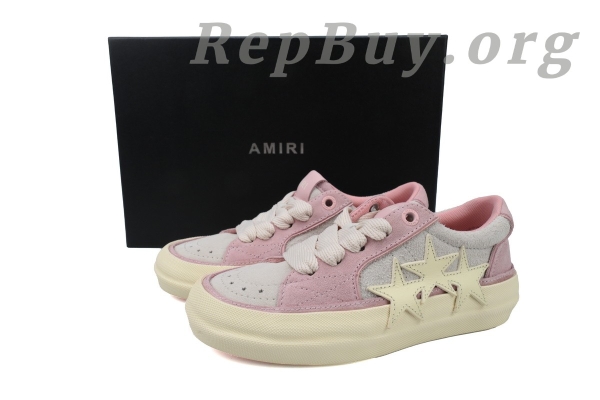 Amiri Sunset Skate Low Black Pink - 图片 11