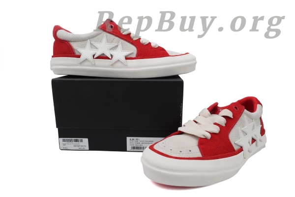 Amiri Sunset Skate Low Red - 图片 10