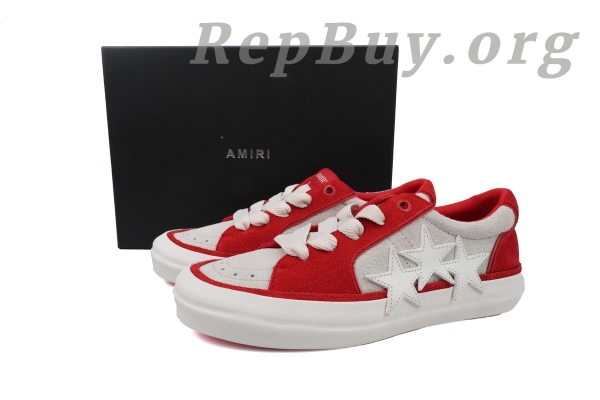 Amiri Sunset Skate Low Red - 图片 11