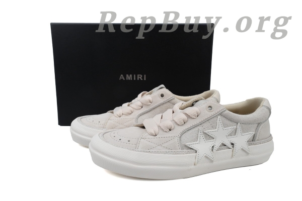 Amiri Sunset Skate Low White Grey - 图片 11