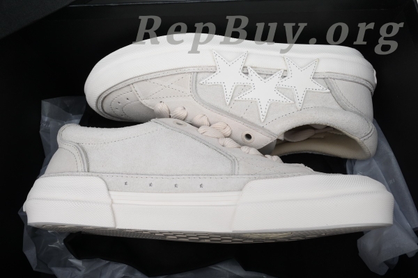 Amiri Sunset Skate Low White Grey - 图片 12