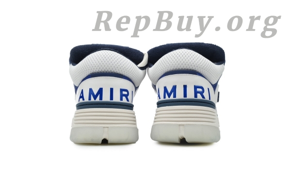 Amiri White & Navy MA-1 Sneakers 242886M237012 - 图片 3