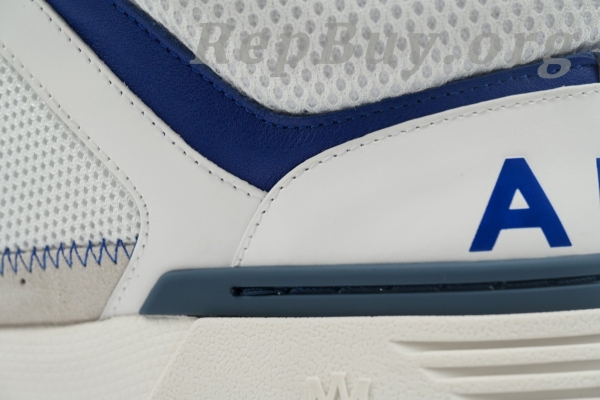 Amiri White & Navy MA-1 Sneakers 242886M237012 - 图片 5