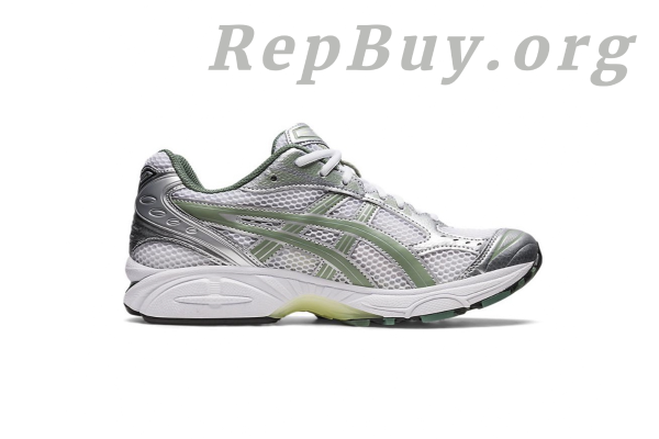 ASICS Gel-Kayano 14 replica, high quality ASICS replica shoes, best ASICS Gel-Kayano 14 copy, ASICS Gel-Kayano 14 White Pure Silver Slate Grey Sage rep, premium replica sneakers, 1:1 ASICS Gel-Kayano 14, top tier replica running shoes, ASICS Gel-Kayano 14 1201A019-107 duplicate