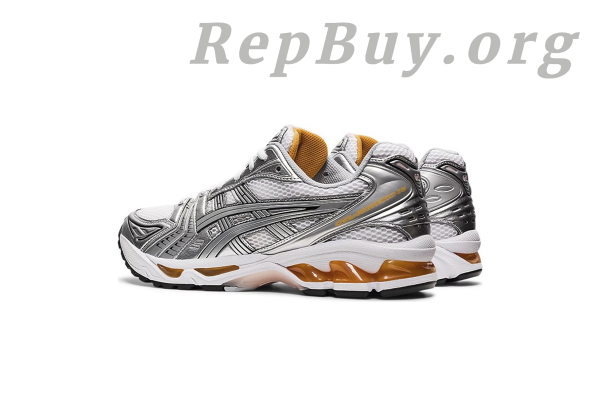 ASICS Gel-Kayano 14 White Pure Sliver Orange 1201A019-106 - 图片 4