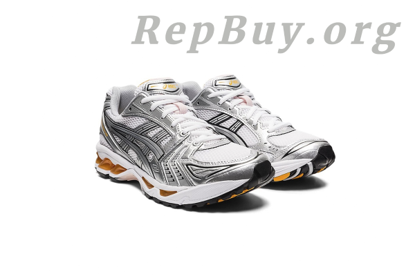 ASICS Gel-Kayano 14 White Pure Sliver Orange 1201A019-106 - 图片 3