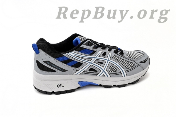 ASICS Gel-venture Black Royal Blu replica, high quality ASICS Gel-venture knockoff, best ASICS Gel-venture copy, premium replica running shoes, 1:1 ASICS Gel-venture 1012B359-005, top tier ASICS replica sneakers, flawless ASICS Gel-venture dupes