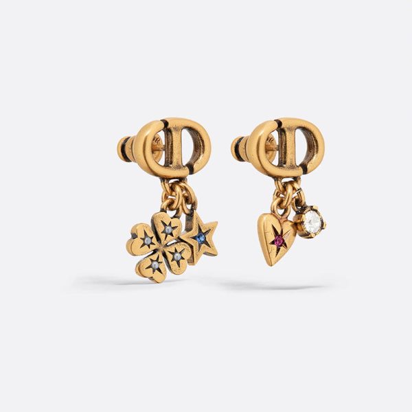 18K CD Lucky Charms Earrings - 图片 4