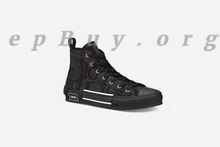 Dior B23 replica, high-top sneakers replica, Dior Oblique Jacquard sneakers, best Dior B23 copy, luxury replica sneakers, 1:1 Dior B23 knockoff, premium quality replica shoes, designer sneaker dupes, Dior B23 High-Top Black Maxi, exact copy Dior shoes
