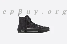 Dior B23 replica, high-top sneakers replica, Dior Oblique Jacquard sneakers, best Dior B23 copy, luxury replica sneakers, 1:1 Dior B23 knockoff, premium quality replica shoes, designer sneaker dupes, Dior B23 High-Top Black Maxi, exact copy Dior shoes