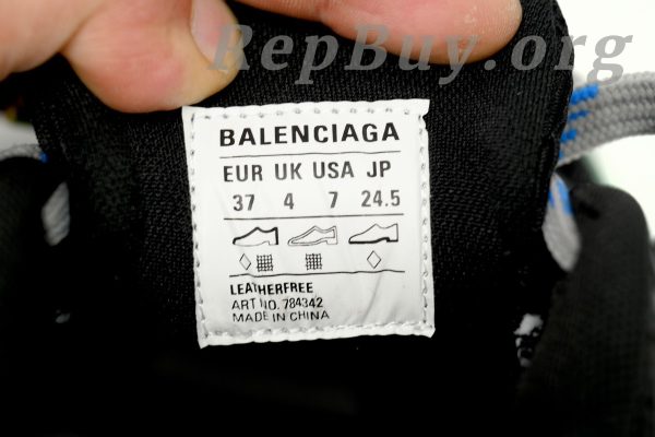 Balenciaga 10XL Sneaker In Black/Blue/Green 784342 W2MV2 1143 - 图片 8