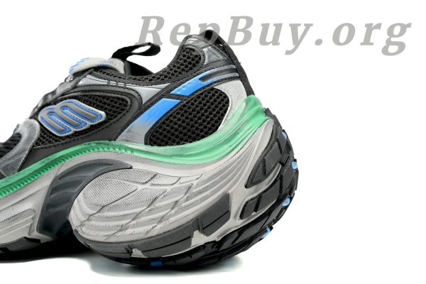 Balenciaga 10XL Sneaker In Black/Blue/Green 784342 W2MV2 1143 - 图片 7