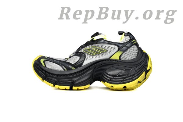 Balenciaga 10XL Sneaker In Gray/Black/Yellow 784342 W2MV2 7010