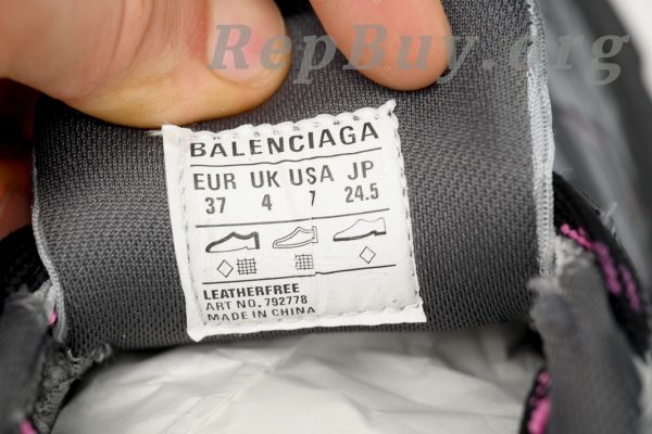 Balenciaga 10XL Sneaker In Grey/Pink/Black 784342 W2MV2 1510 - 图片 8