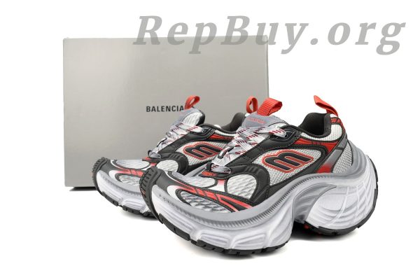 Balenciaga 10XL Sneaker In Grey/White/Red 784342 W2MV2 0311 - 图片 11