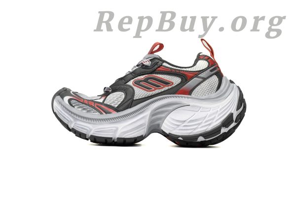 Balenciaga 10XL Sneaker In Grey/White/Red 784342 W2MV2 0311