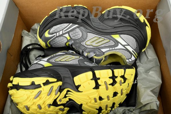 Balenciaga 10XL Sneaker In Grey/Yellow 784342 W2MV2 0511 - Image 12